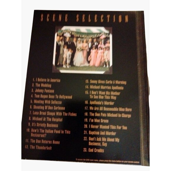 The Godfather DVD Collection Box Set Bonus Materials - Picture 14 of 16